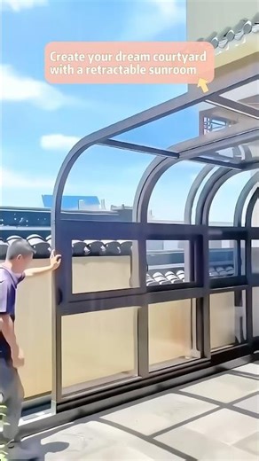 Moveable Sunroom for Patio: Open Sky, Closed Comfort#sunroom #art #customization #design