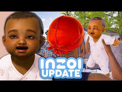 I Ran A FLOWER SHOP In inZOI'S New Update! Gummy Baby Smiles, Practice Walking, Auto Lights