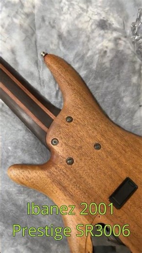 Ibanez Prestige SR3006 Made in Japan Fujigen Bass Restoration #shorts
