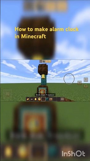 how to make a alarm clock in Minecraft