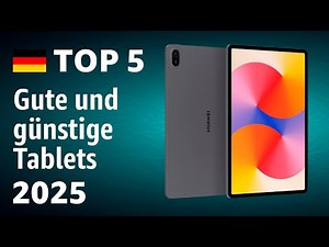 TOP 5: Good and affordable tablets – Test 2025!
