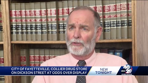 Fayetteville drug store receiving sign complaints