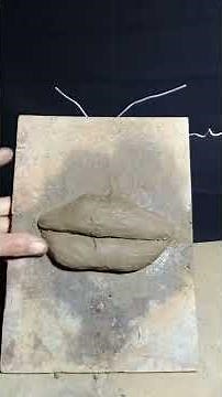 how to make lips on a clay sculpture clay modeling arun