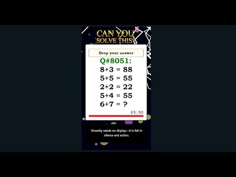 Math IQ Test LIVE: Can You Beat Every Puzzle Before the Timer Ends? 8051