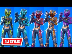 *NEW* Hana Skin Gameplay (ALL STYLES & COLORS) - Fortnite Battle Royale