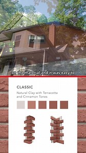 Cast from real tumbled brick and hand painted natural clay with terracotta and cinnamon tones. Any project is possible with our Classic brick panels. | GenStone | Facebook