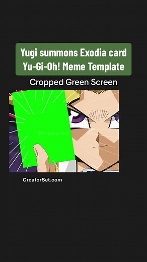 Yugi summons Exodia card Green Screen - Cropped Screen of Yugi summoning The Unstoppable Exodia (The Forbbiden One) vs Kaiba in Yu-Gi-Oh! Duel Monsters Season 1 Episode 1 - Yugi Muto vs Seto Kaiba first duel #yugioh #greenscreen #yugiohtiktok #greenscreenmemetemplate #yugiohcards #yugiohmemes #animememes #yugiohmemestiktok #comedy #yugivskaiba #exodia #yugioh #foryoupage #fyp #setokaiba