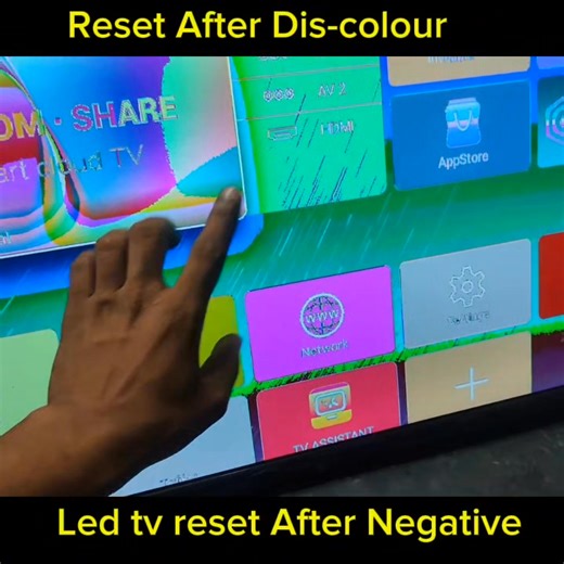 622K views · 5.9K reactions | Reset After Dis-colour #lgtelevisionrepair #SamsungTvRepair #PanelRepair #reels #SonyLEDTV | Ariful Electronics | Facebook