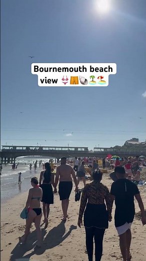 Walk Bournemouth Beach: Summer Vibes! #travel #bournemouthbeach #britishbeaches