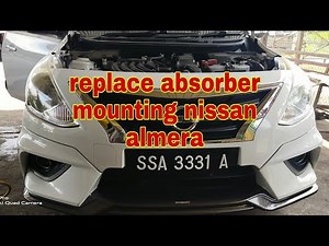 replace absorber mounting nissan almera