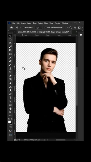 كيفية ازالة الخلفية بضغطة واحدة بالفوتوشوب🤯🤯 #photoshop #graphicdesign #adobephotoshop