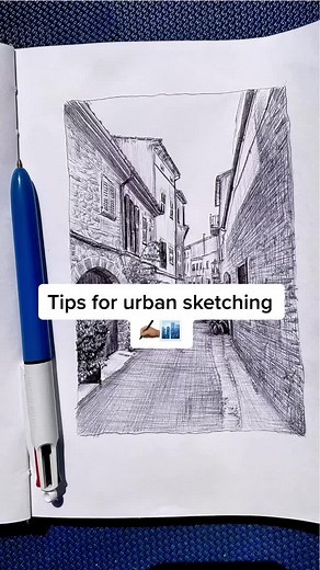 Urban Sketching Tips: Step-by-Step Tutorial