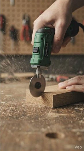 Mini Keychain Oscillating Multi-Tool Cuts REAL Wood?! 😱🛠️#MiniTools #OscillatingTool #Woodworking