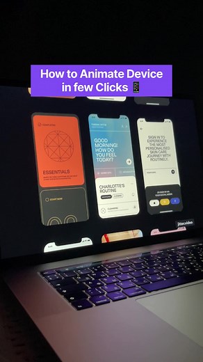 How to Animate Device in few clicks #mockup #device