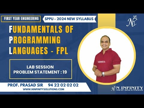 SPPU's FE - FPL | Session 71 | Lab Session 19 | Matrix Operations: Addition, Subtraction | C Program