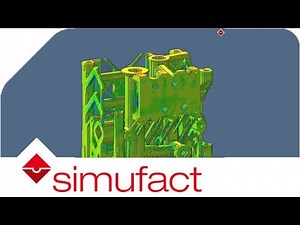 Simulation of effective stress of an additively manufactured manifold | Simufact