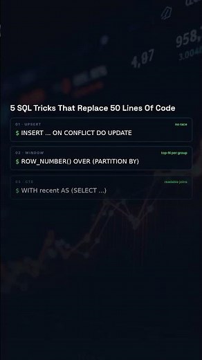 SQL Hacks That Save Hours 😳