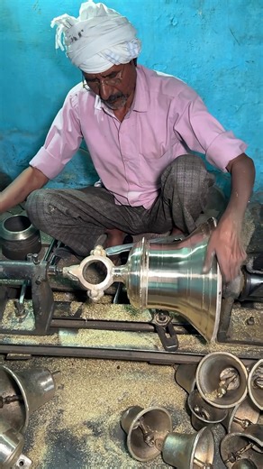 How are Brass Gong Bell made inside the factory | Indian Factory Club