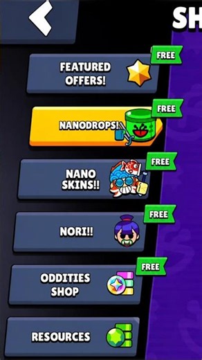 FREE STUFF IN THE SHOP! 🤯🔥 #brawlstars
