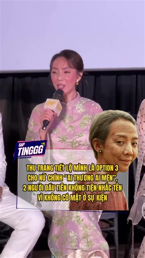 Thu Trang tiết lộ mình là option 3 cho nữ chính Ai Thương Ai Mến #SapTinggg #MeowEntertainment #Tiktokgiaitri #AiThuongAiMen