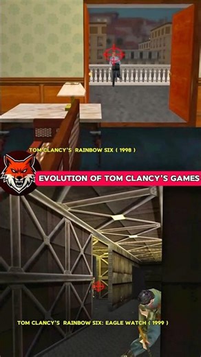 Evolution of Tom Clancy,s Games 😱🎮 (1998)-(1999) #evolution #gaming #tomclancy #games