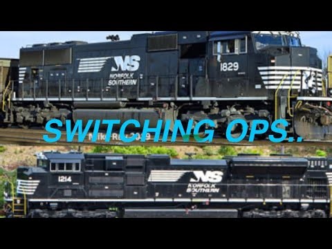 Norfolk Southern switching operations ( N scale )