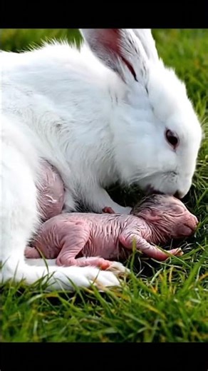 “Pure Miracle of Life 🐇✨ | Rabbit Giving Birth in the Wild”