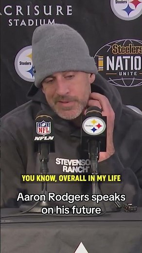 Aaron Rodgers speaks on what choices he has to make and what the future holds. #NFLPlayoffs