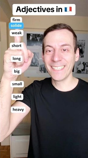 🚨Must know adjectives in French🚨#frenchlanguage #learnfrench #français #easyfrench #frenchlessons