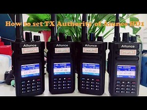 How to set TX Authority of Ailunce HD1