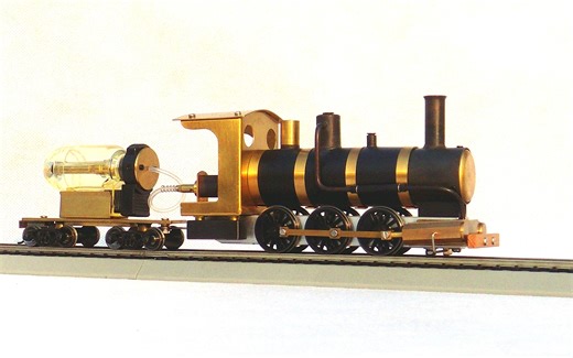 蒸汽火车模型 蒸汽机车 丁烷燃烧 蒸汽驱动 HO比例 1：87 live steam engine