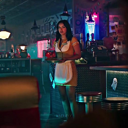 Iconic Veronica Lodge Halloween Scene from Riverdale