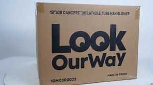 LookOurWay Air Dancers Inflatable Tube Man Attachment | 7ft Tall Set | Wacky Waving Christmas Inflatables Tube Guy | Blower Included | Outdoor Holiday decoration | Christmas Theme - Santa Disguise | Blower included, outdoor holiday decoration