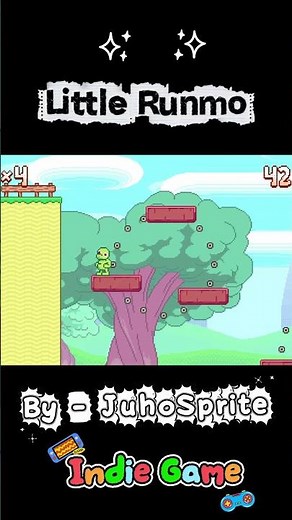 Little Runmo Platformer 2D Indie Game By - JuhoSprite