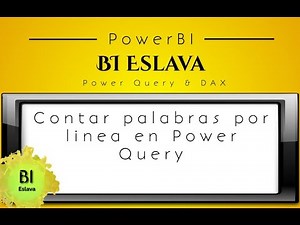 Contar palabras por linea en Power Query