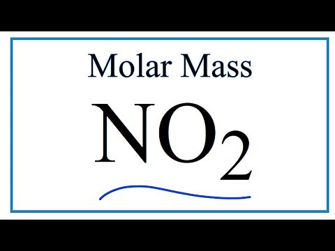 How to find the Molar Mass of NO2: Nitrogen dioxide