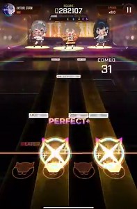 Real question since my phone is out of memory to download the update:How do you hit the try/quad notes on mobile? Do you like… fat finger it between the rails?
