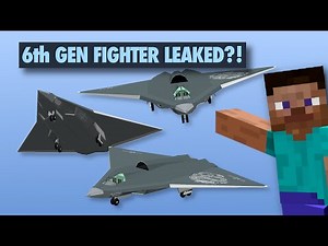 Minecraft Flans Mod: 6th generation fighter LEAKED from test server?!