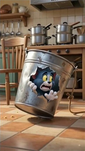 Tom & Jerry Funny Chase 😂 | Flying Cat Gone Wrong! 🐱💥 #shorts #usa