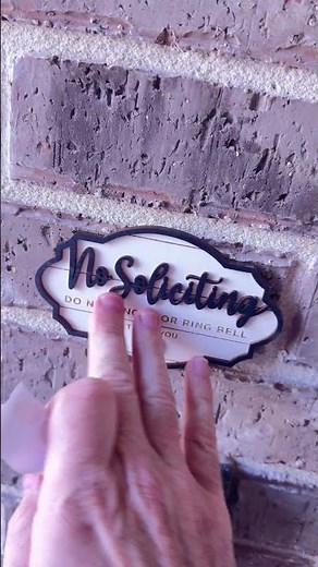 Watch before you buy NO SOLICITING signs! Honest Review