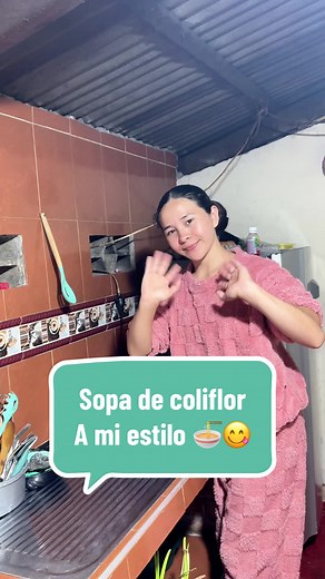 Sopa de coliflor a mi estilo 🍜😋