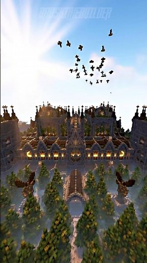 Simple Minecraft Library Build | Timelapse |