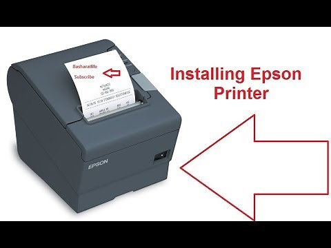 Installing EPSON Thermal Printer Driver Installation Via Network Cable & Usb