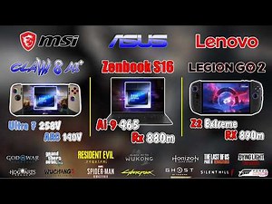Ai 9 465 & Ultra 7 258V & Z2 Extreme | RX 880m & ARC 140V & RX 890m Test FSR 4.0 & XeSS 3.0