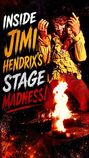 Inside Jimi Hendrix’s Stage Madness! #jimihendrix #guitarist #bluesrock #legend