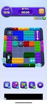 Color Block Level 1018 Walkthrough