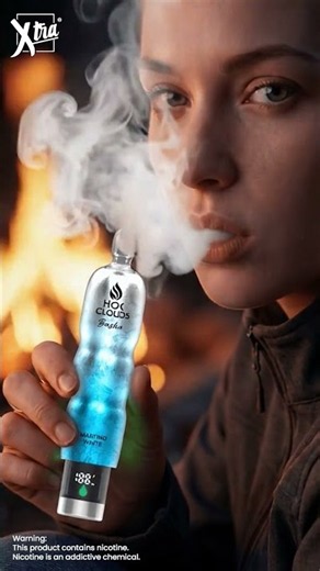 HoQa Blueberry Ice ❄️🔥 | Smooth Hits & Crisp Flavor | XtraVibe Rechargeable Power