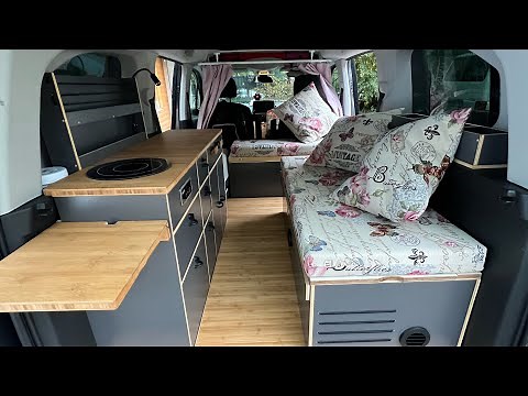 Citroën Berlingo XL Mini Camper / ROOMTOUR im DIY Ausbau / vanreif