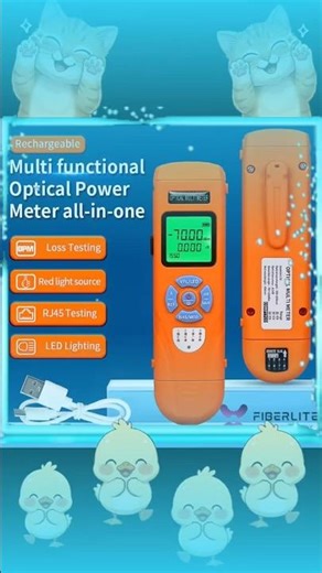 COMPTYCO AUA-C70 OPM Optical Power Meter mini Rechargeable 4 in 1 VFL bukan OPM G10 & Tarmoc TFT-700