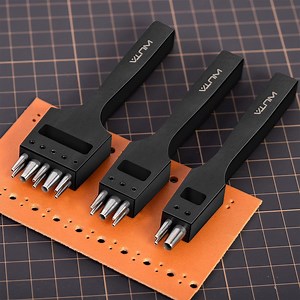Brogue Style Leather Hole Punches 3/5/8 Holes Puncher Diameter 1mm 3mm DIY Hand Perforated Round Stitching Punch Tools Hole Cut - Etsy